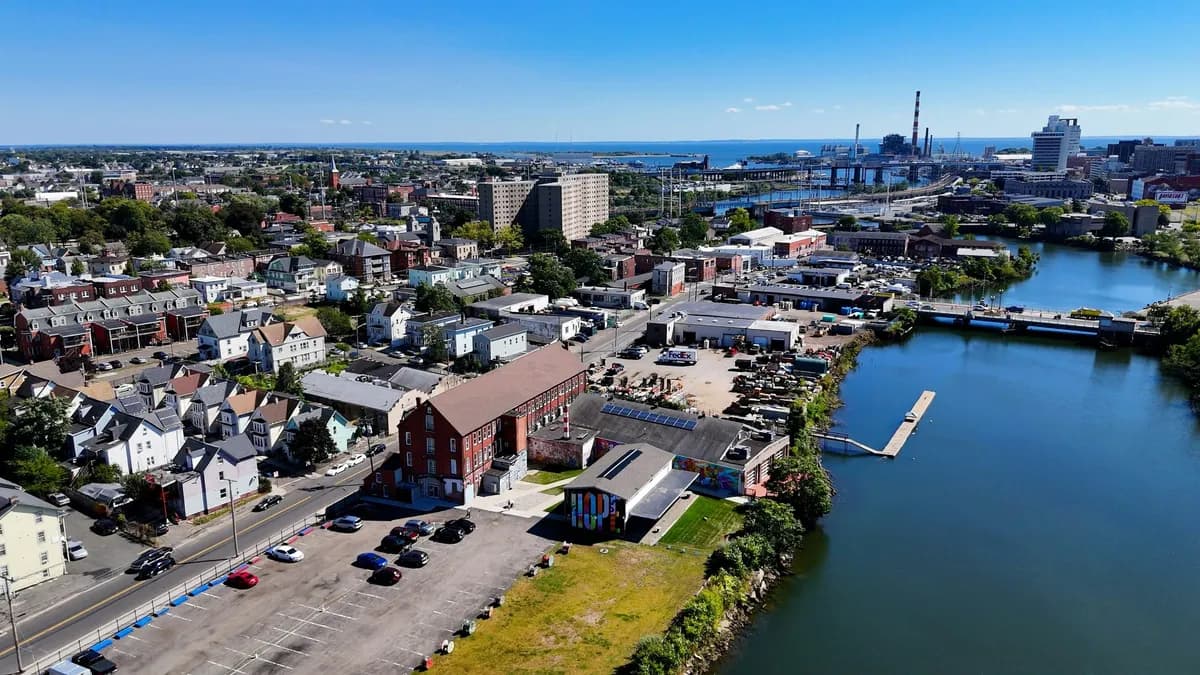 Cityscape of Bridgeport, Connecticut