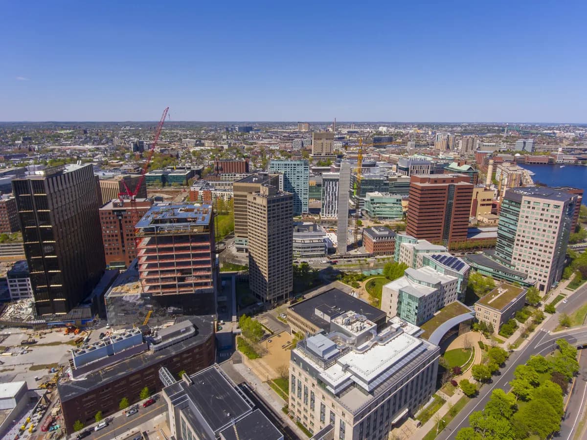 Cityscape of Cambridge, Massachusetts