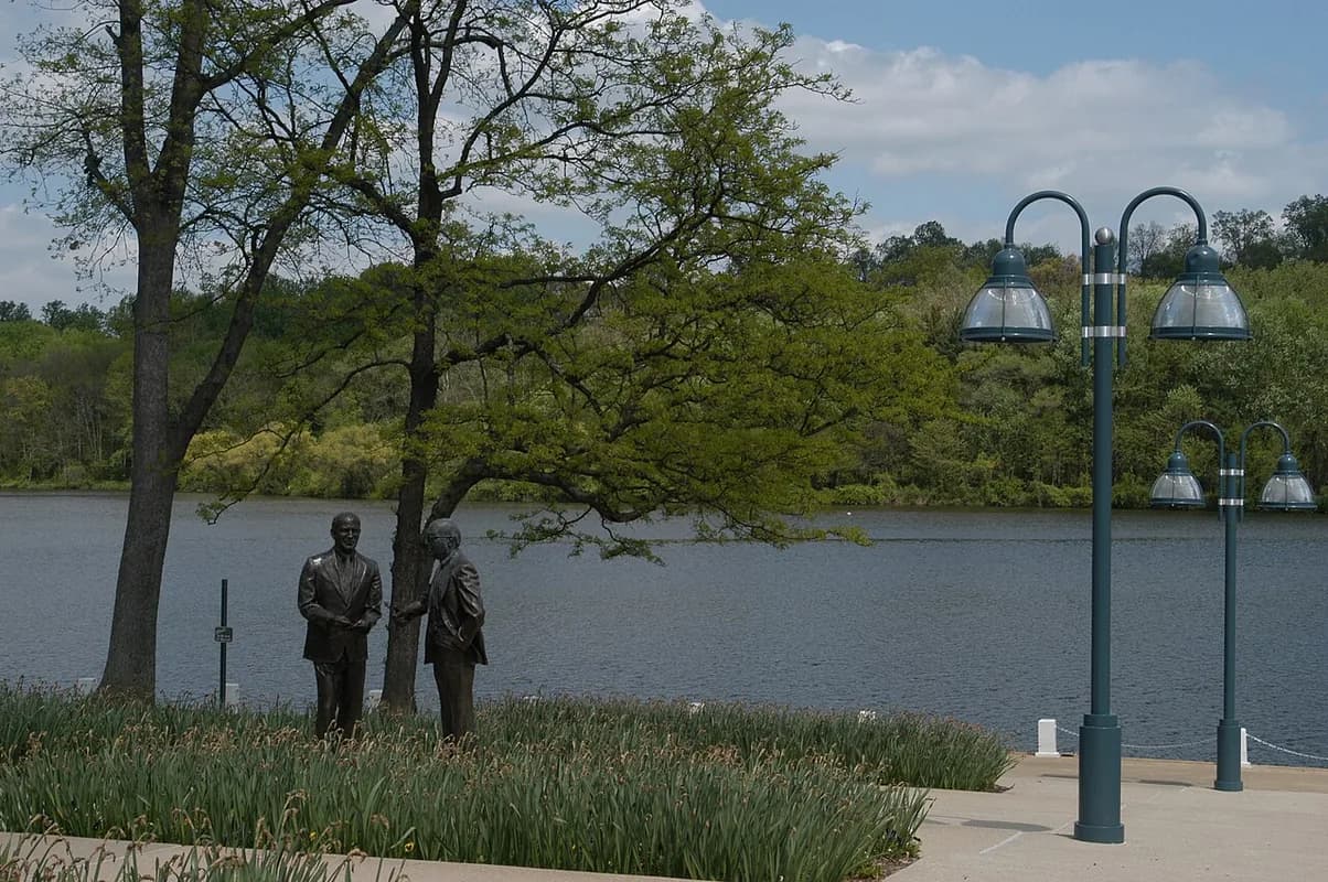 Columbia lakefront in Columbia, Maryland