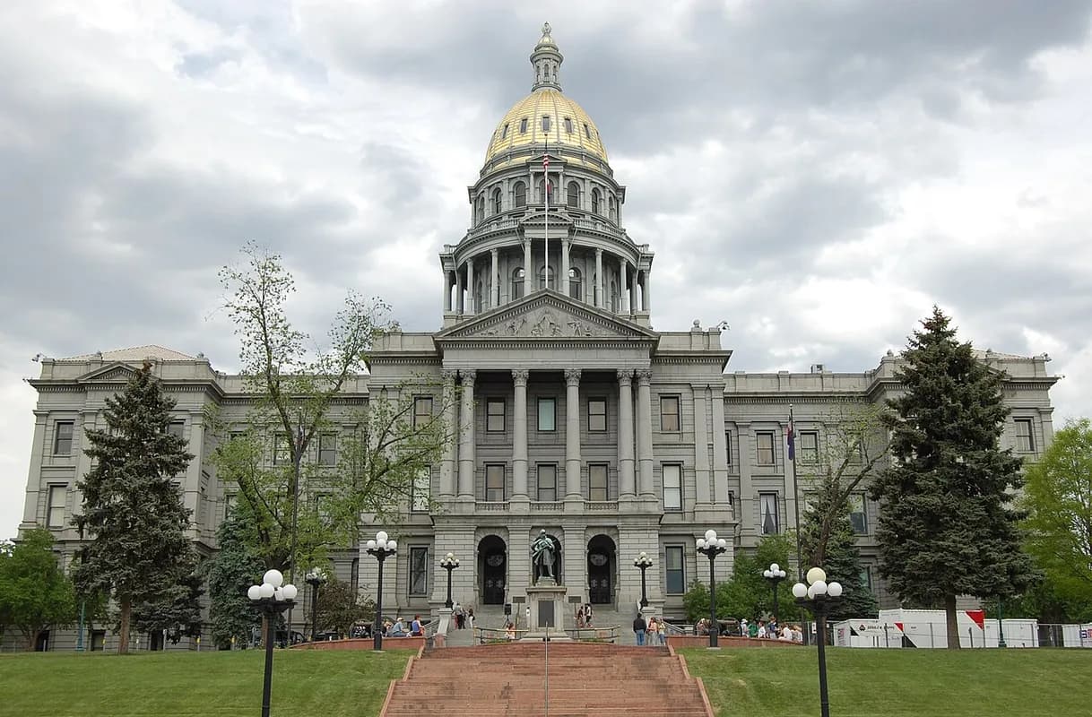 Colorado State Capitol in Denver, Colorado