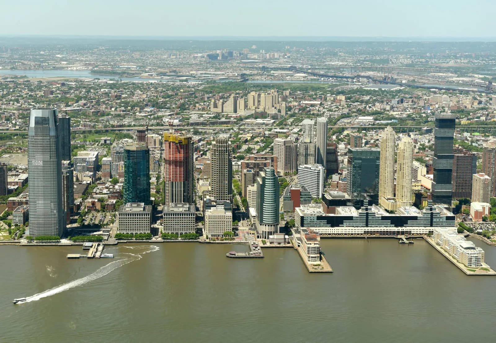 View of Jersey City, New Jersey