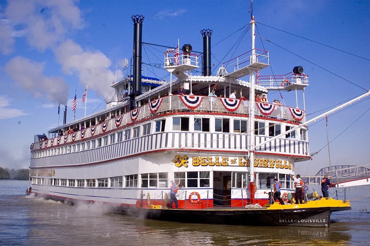 Belle of Louisville riverboat on the waterfront in Louisville, Kentucky