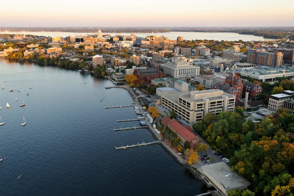 Cityscape of Madison, Wisconsin