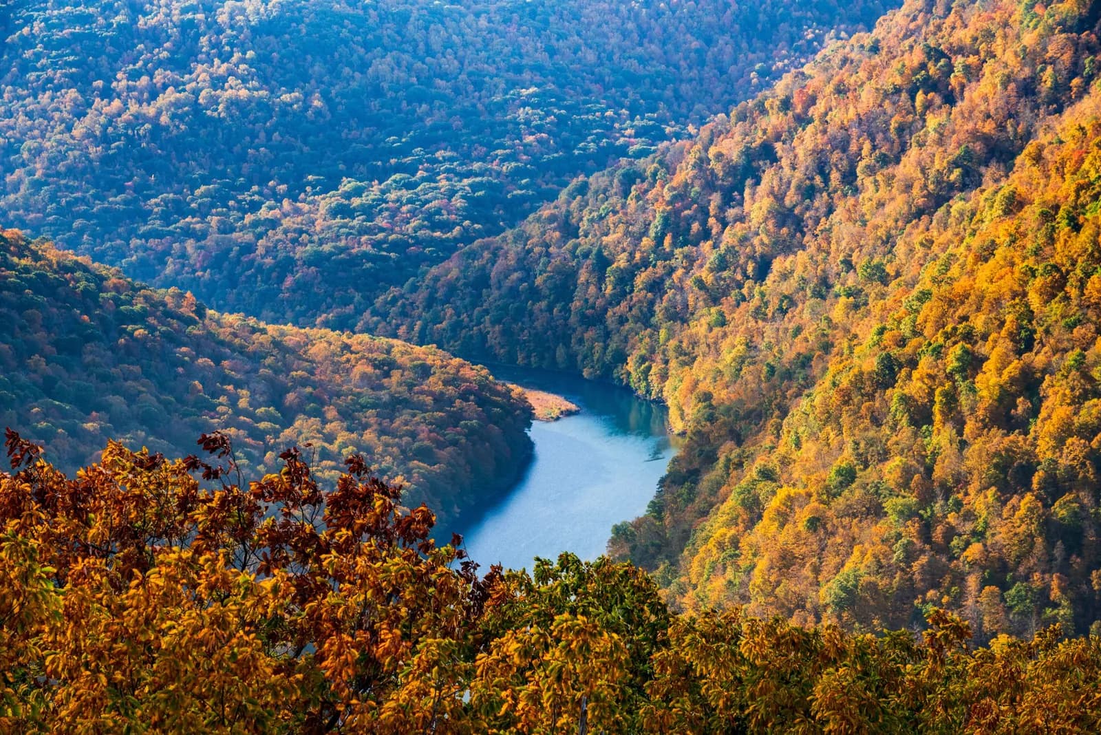 View of Morgantown, West Virginia