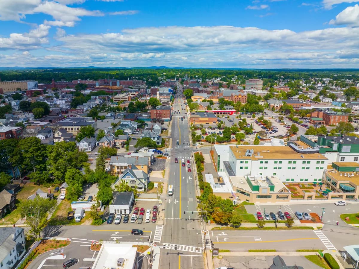 Cityscape of Nashua, New Hampshire