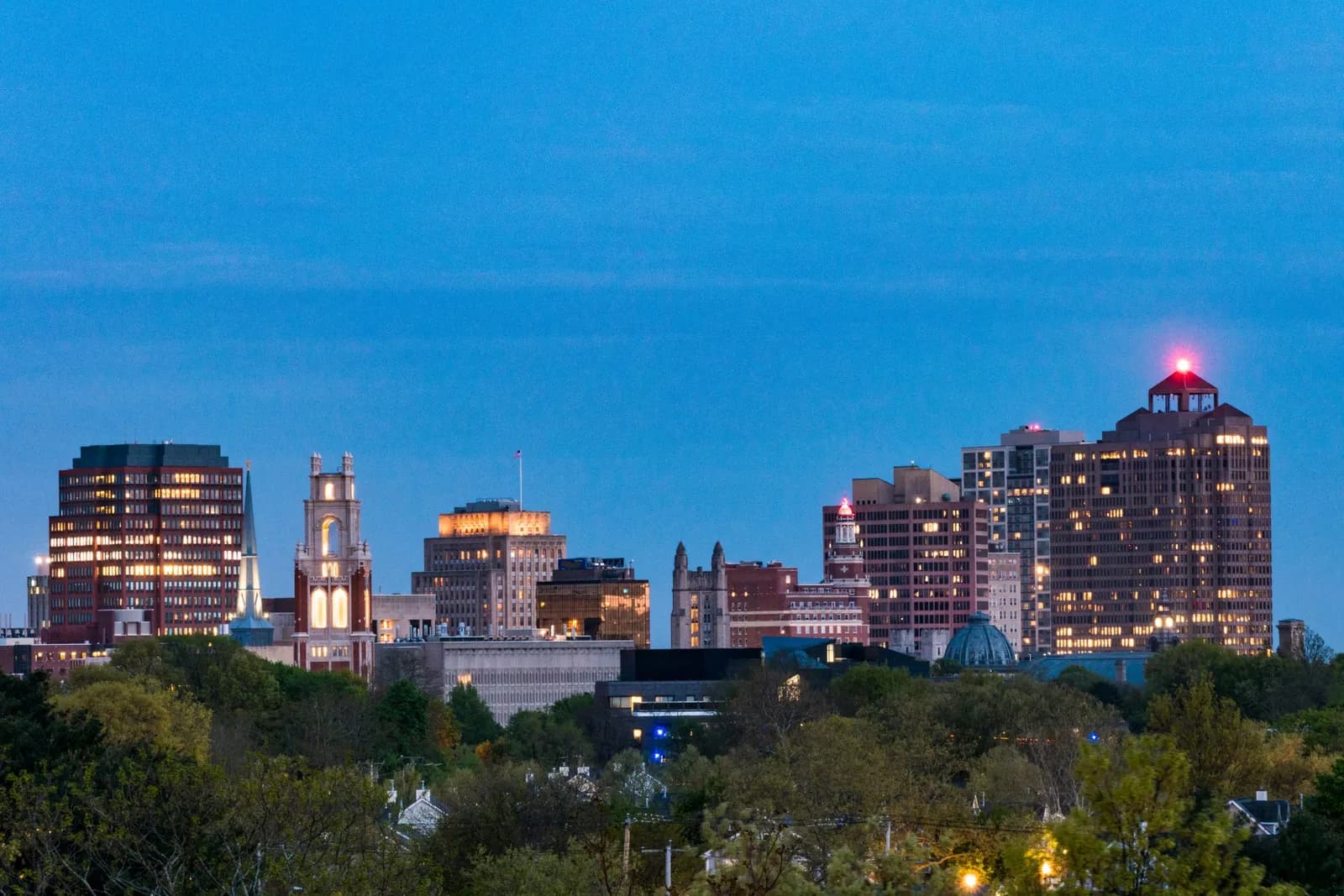 View of New Haven, Connecticut