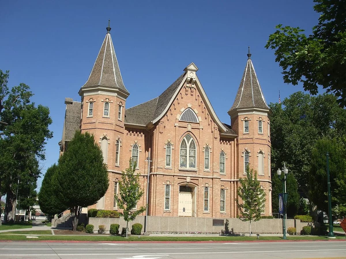 Provo Tabernacle landmark in Provo, Utah