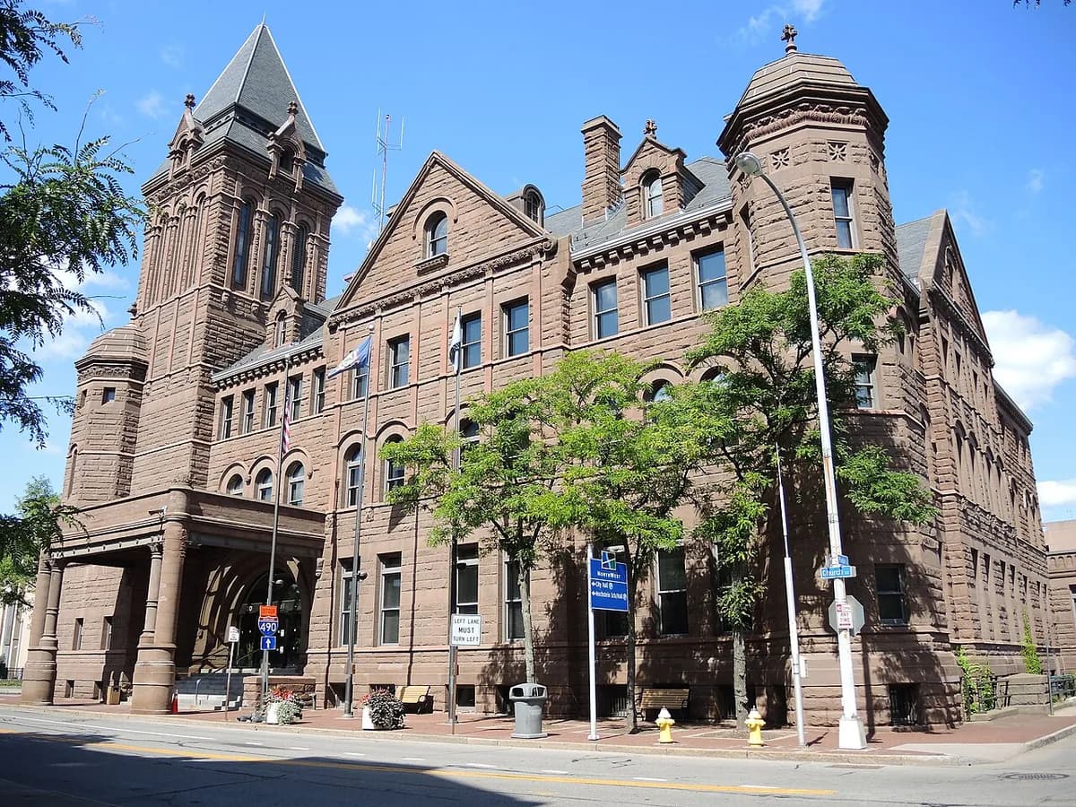Historic federal building / city hall in Rochester, New York