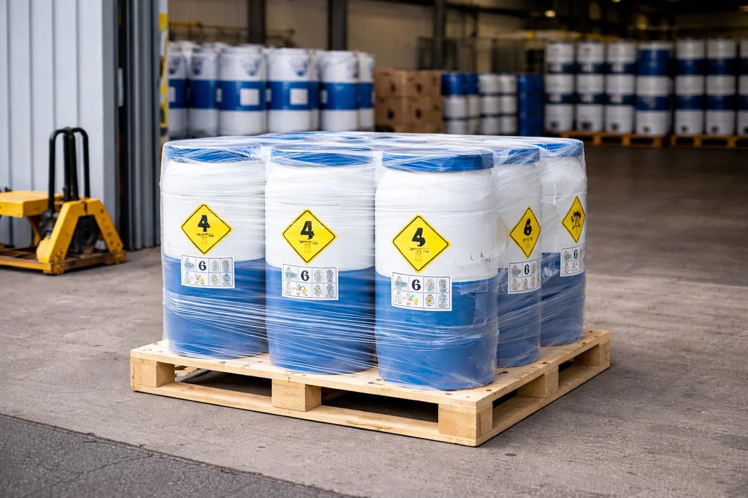 Pallets for Chemicals: Improving Stability and Reducing Damage Risk
